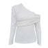Sexy strapless women's T-shirt women - ROUTINE FASHION